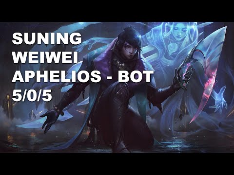 Suning Weiwei Bot Aphelios vs Miss Fortune - KR Challenger Rank Game