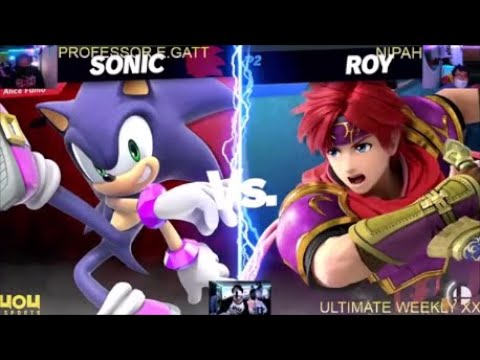 4o4 Ultimate Weekly XXI - Nipah (Sonic) vs Professor E. Gatt (Roy) - Winners Quarter-Final