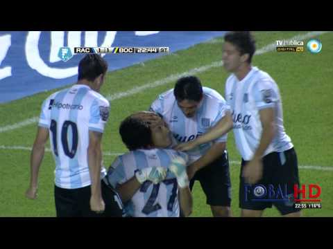 Gol de Saja. Racing 1 - Boca 1 | Torneo Final 2014 - Fecha 7