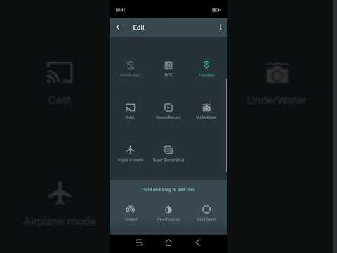 Blackview arrange icons in notification center