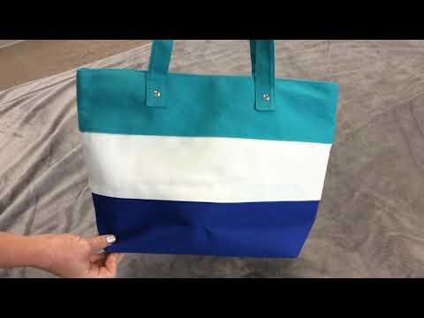 Canvas Shoulder Tote Bags - Multiple Colors