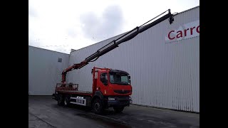 شاحنة مسطحة Renault Kerax 380 Palfinger Pk18002EH +remote | صورة 4 - Autoline