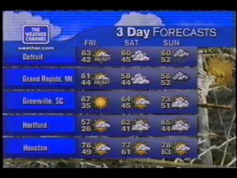 TWC Classic National Local Forecast 4