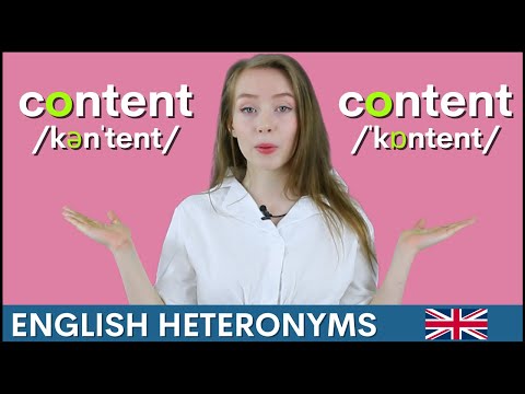 発音と練習文で英語の異義語CONTENTを学ぶ (Learn the English Heteronym CONTENT with Pronunciation and Practice Sentences)
