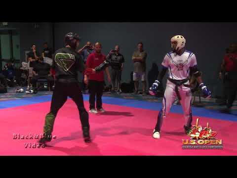 18 to 29 Lightweight Championship bout John Curatolo vs Kevin Walker 2022 US Open ISKA World MA