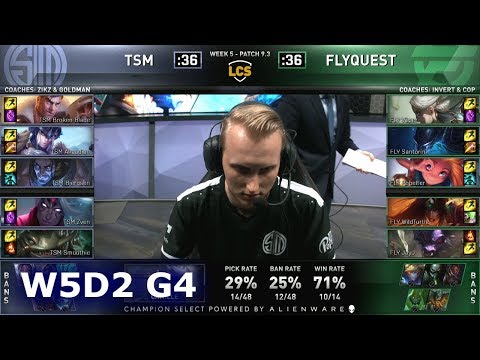 TSM vs FLY | S9 LCS Spring 2019 Week 5 Day 2 | TSM vs FlyQuest W5D2