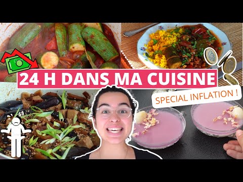 ZÉRO COURSES : Une journée dans mon assiette anti-inflation ! Budget serré & fin de mois difficile