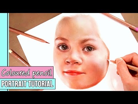 DRAWING SKIN WITH PRISMACOLORS! Coloured Pencil Drawing Tutorial
