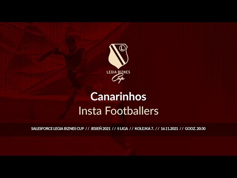 Skrót spotkania Canarinhos - Insta Footballers ( Legia Biznes Cup Jesień 2021 )