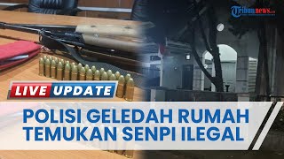Polisi Geledah Rumah di Bandung, Ditemukan Senpi Ilegal, Pelaku Jarang Interaksi dan Baru Ngontrak