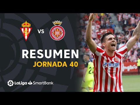 Resumen de Real Sporting vs Girona FC (2-1)
