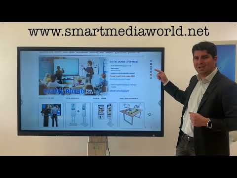 Sma X Serie - Monitor Lavagna interattiva con Videocamera e 8 microfoni incorporati - SmartMedia Srl - touch screen, lavagne interattive