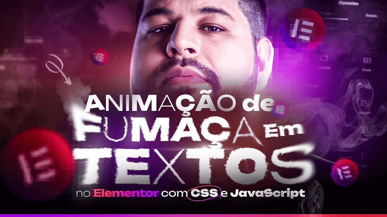 Como fazer ANIMAÇÃO DE FUMAÇA em CADA LETRA de títulos do Elementor apenas com CSS e JavaScript