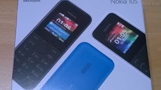 Microsoft 105 - Das neue Nokia 105 Dual Sim - Test/Bericht/Review - GERMAN and ENGLISH (subtitles)
