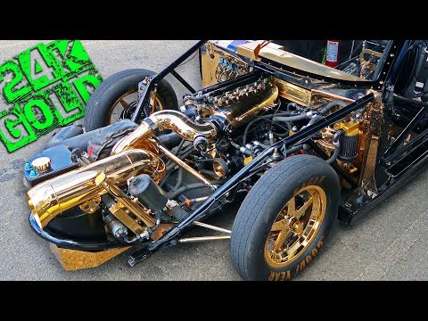 The Million Dollar Heart Attack! (24k Gold Car)