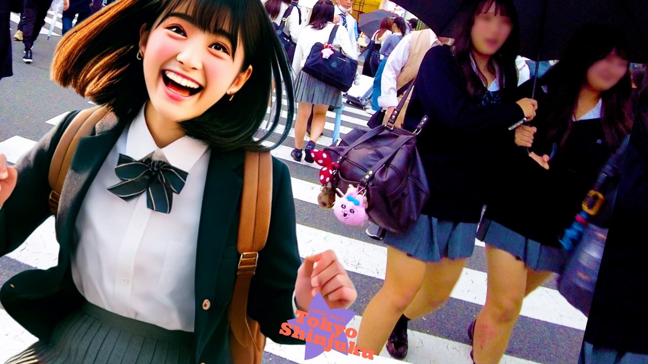 Tokyo Shinjuku 👍 Enjoy 💖 4K Nonstop 1 Hour