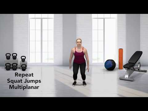 How to do Repeat Squat Jumps Multiplanar