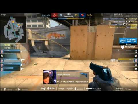 ASTRALIS DUPREEH DEAGLE ACE VS FAZE CLAN AT FINALS OF IEM KATOWICE 2017