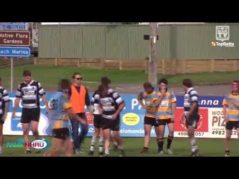 2016 NHRU Round 9 Premier 2 Highlights - Nelson Bay Gropers v Southern Beaches