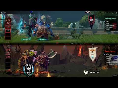 DOTA 2 Predator League 2019 Thailand Qualifiers Lower Final |Teros Esports vs Hashtag Esport |