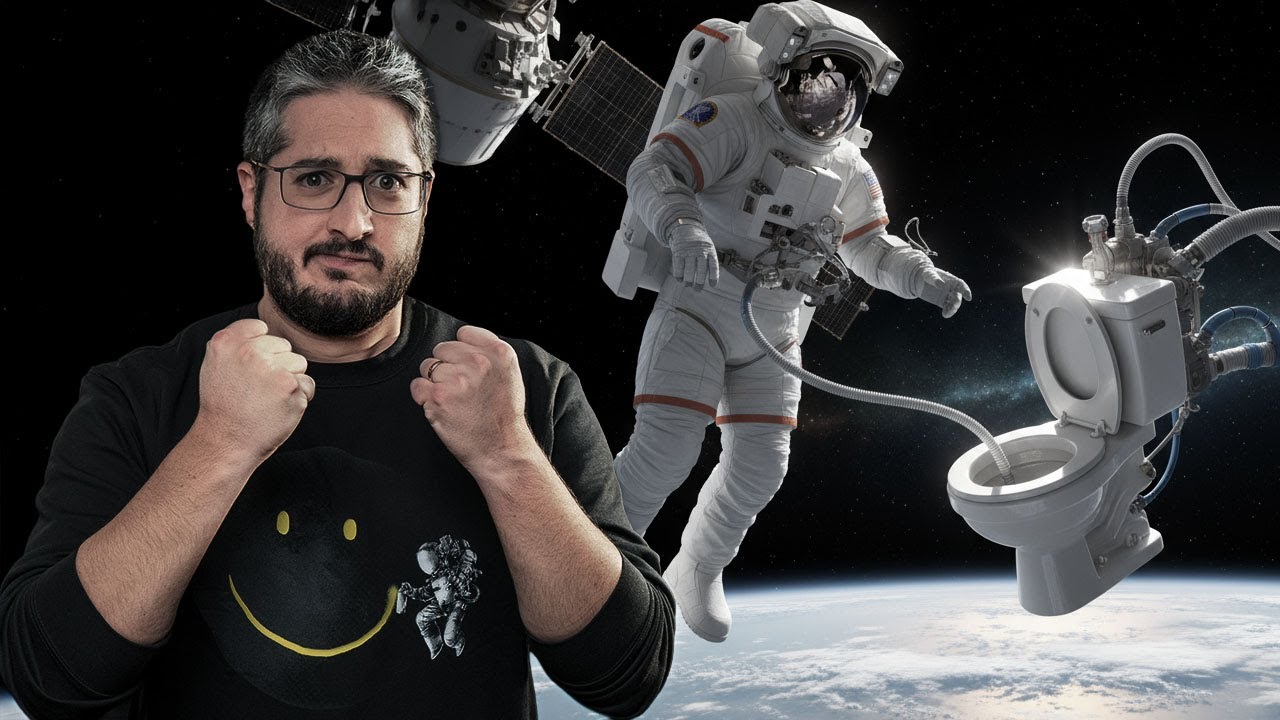 Andare in Bagno nello Spazio non è facile