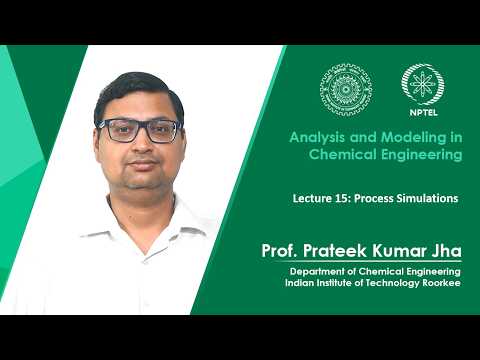 Lecture 60 Artificial Intelligence Machine Learning in Chemical Engineering