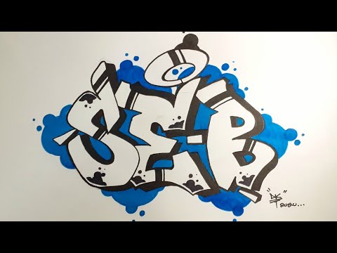Graffiti Tutorials-How to draw graffiti-SE-B#7