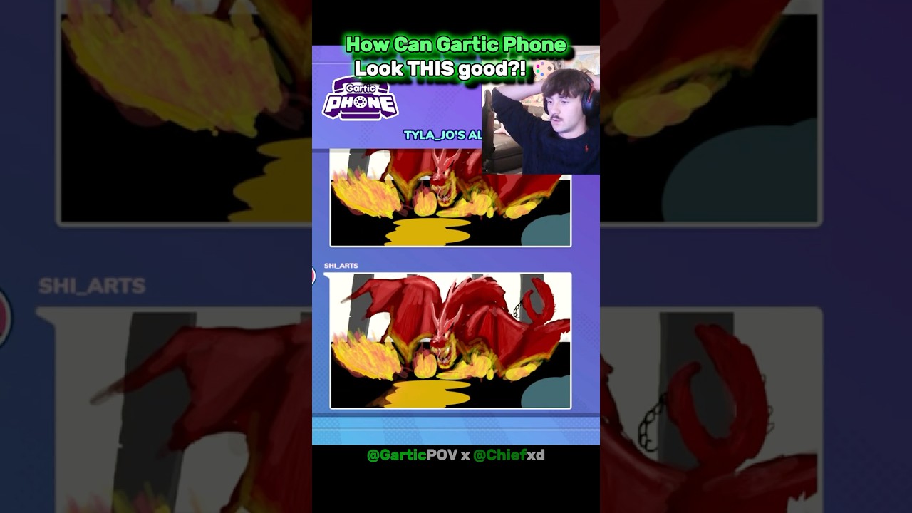 This SUBLIME gartic phone drawing will leave you in shambles! 🤯🎨 #art #drawing #garticphone