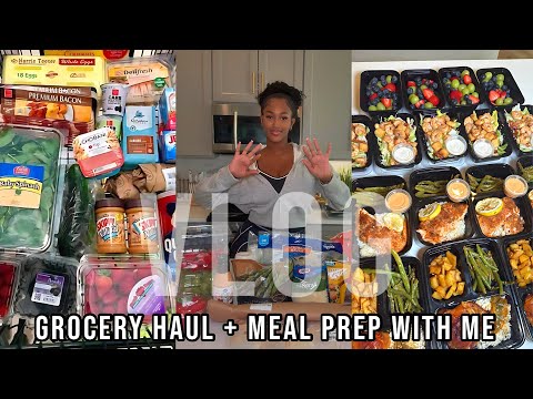 GROCERY HAUL + MEAL PREP WITH ME | LIFE AS NIQUE VLOG !