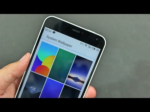 How to Change Wallpaper of Homescreen & Lockscreen in MEIZU FlyMe OS
