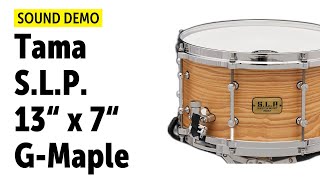 Video thumbnail for Tama | 13" x 7" S.L.P. | G-Maple Snare | Sound Demo (no talking) by Drums Bonedo