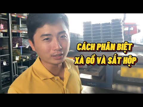CÁCH PHÂN BIỆT XÀ GỒ VÀ SẮT HỘP #xago #sathop #nhatuilamcokhi #youtubeshorts