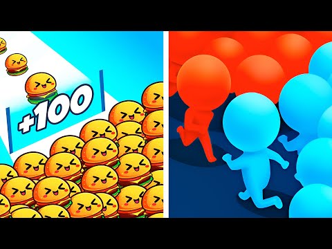 Food Run VS Count Master 🍔🔢 All Levels Max Update Walkthrough Mobile NEW Gameplay F3RX