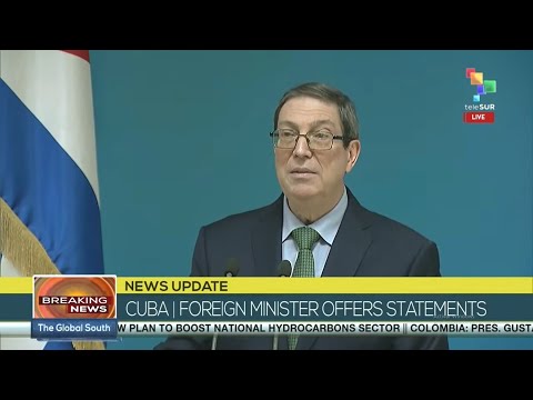 Bruno Rodríguez: The blockade is the main cause of the country's economic problems