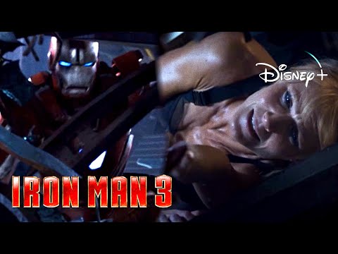Iron-Man 3 | Tony Tries To Save Pepper Scene | Disney+ [2013]