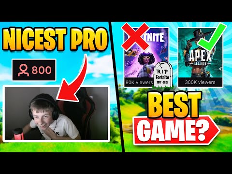 Is Apex Legends Killing Fortnite? | Is This the Nicest Pro?