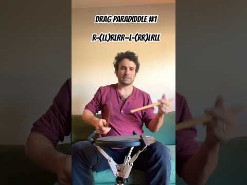 Drum Rudiments: #36 Drag Paradiddle #1. #drummer #drumspiration #lifemusic #rudiments #shorts