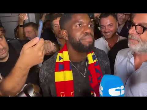 Tifosi impazziti per Umtiti: il campione del mondo scoppia in lacrime #views #subscribe #football