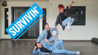 Survivin' Line Dance Demo