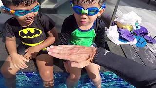 How to teach Backstroke to your children * Learn to swim for beginners