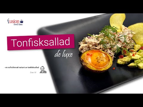 Tuna salad de luxe – a sophisticated version of tuna salad