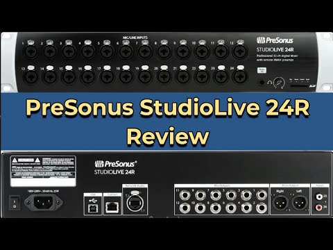 Presonus Studiolive 24R Mixer & Audio Interface Review!!
