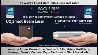 $399 Laser Beam Pro C200 Laser Pico Projector, UO Smart Beam Laser
