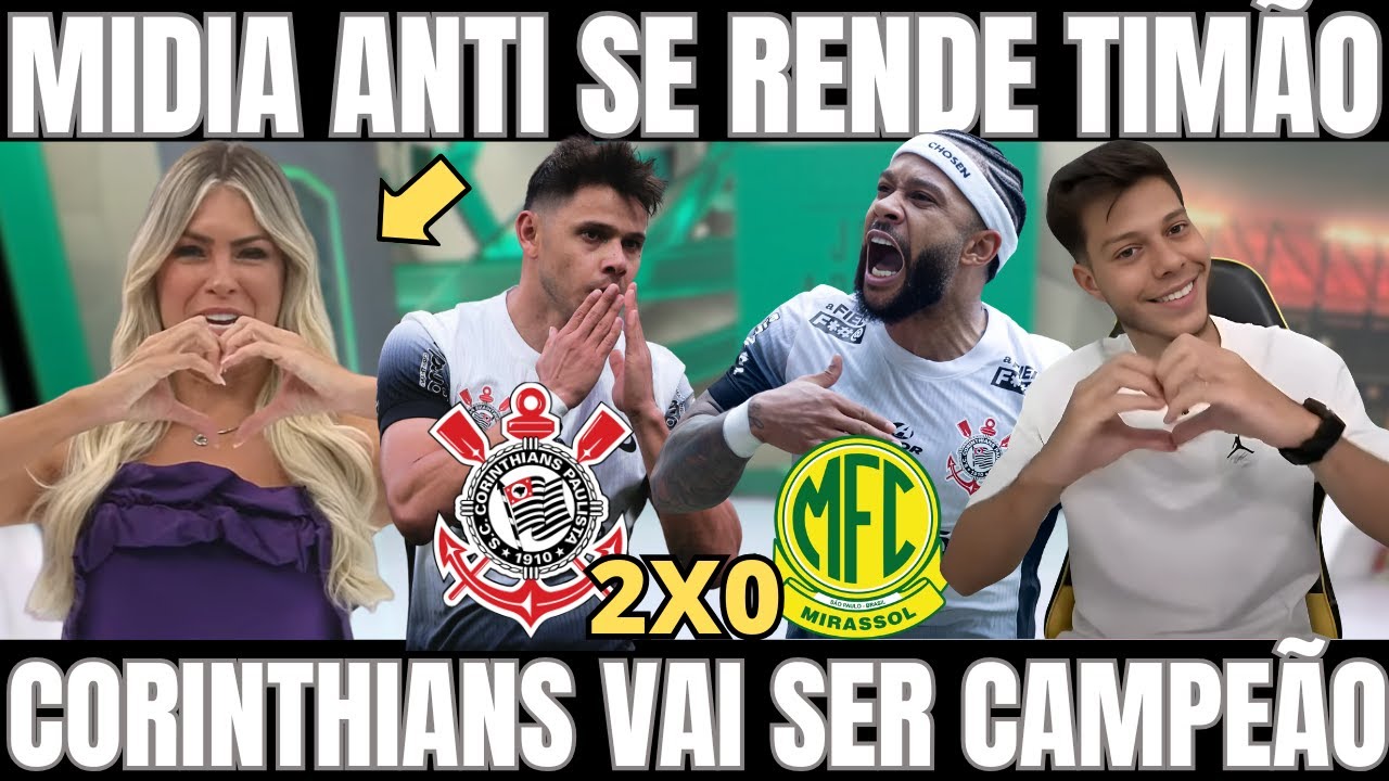 JOGO ABERTO: CORINTHIANS VENCE MIRASSOL E ESTÁ NA SEMI DO PAULISTÃO/NOTICIAS DO CORINTHIANS HOJE