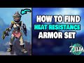 How To Find FULL Fire Resistance Armor Set (Flamebreaker) in Zelda Tears of the Kingdom