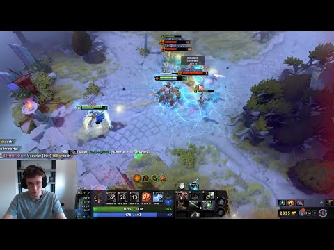 SaberLight gets outplayed & deleted by Miracle as he tries to bait Sonneiko