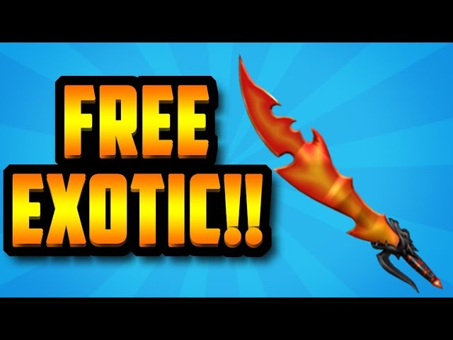 How To Get Free Exotics In Roblox Assassin 2019 - codes for exotic knifes on roblox assassin