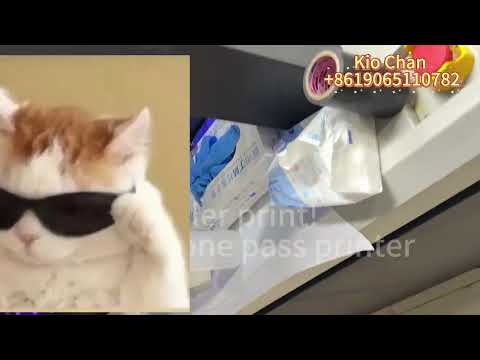 Wow! How shining printing for mail by uv one pass printer #digitalprinter #uv  #singlepassprinter 