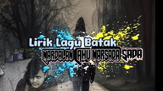 Download lagu Lirik Lagu Batak 'Mardalan ahu marsada sada'.Cip.Tilhang Gulto. Viky Sianipar ft. Korem Sihombing mp3 Download lagu Lirik Lagu Batak 'Mardalan ahu marsada sada'.Cip.Tilhang Gulto. Viky Sianipar ft. Korem Sihombing mp3