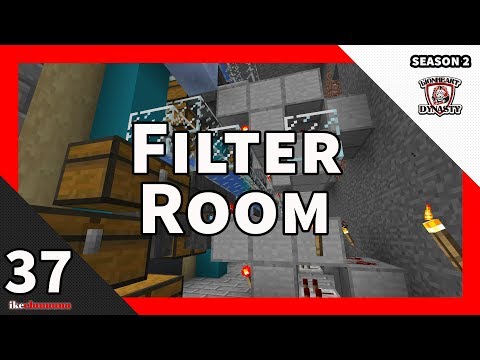 The filter room | Minecraft 1.13.2 Aquatic | Lionheart Dynasty smp Ep 37